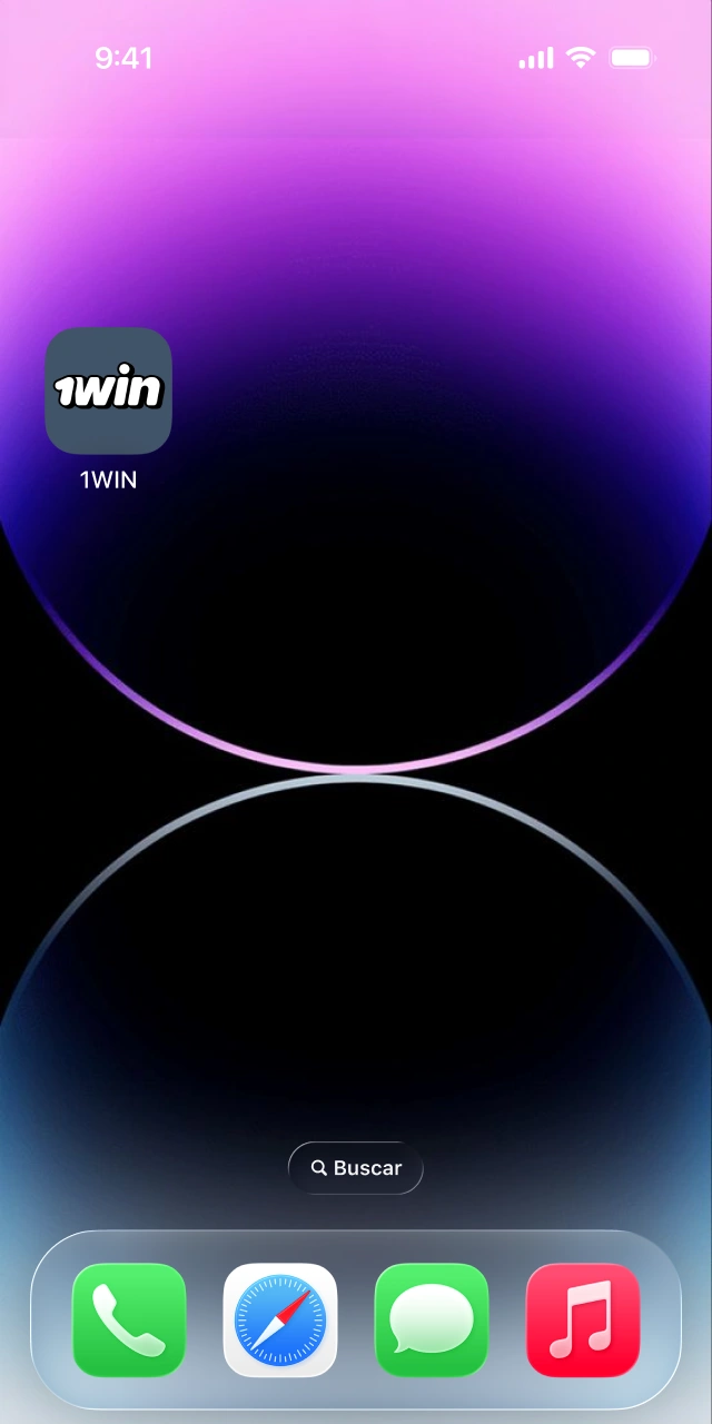 Abre la aplicación instalada de 1win en tu dispositivo móvil e inicia sesión en tu cuenta para comenzar a apostar.