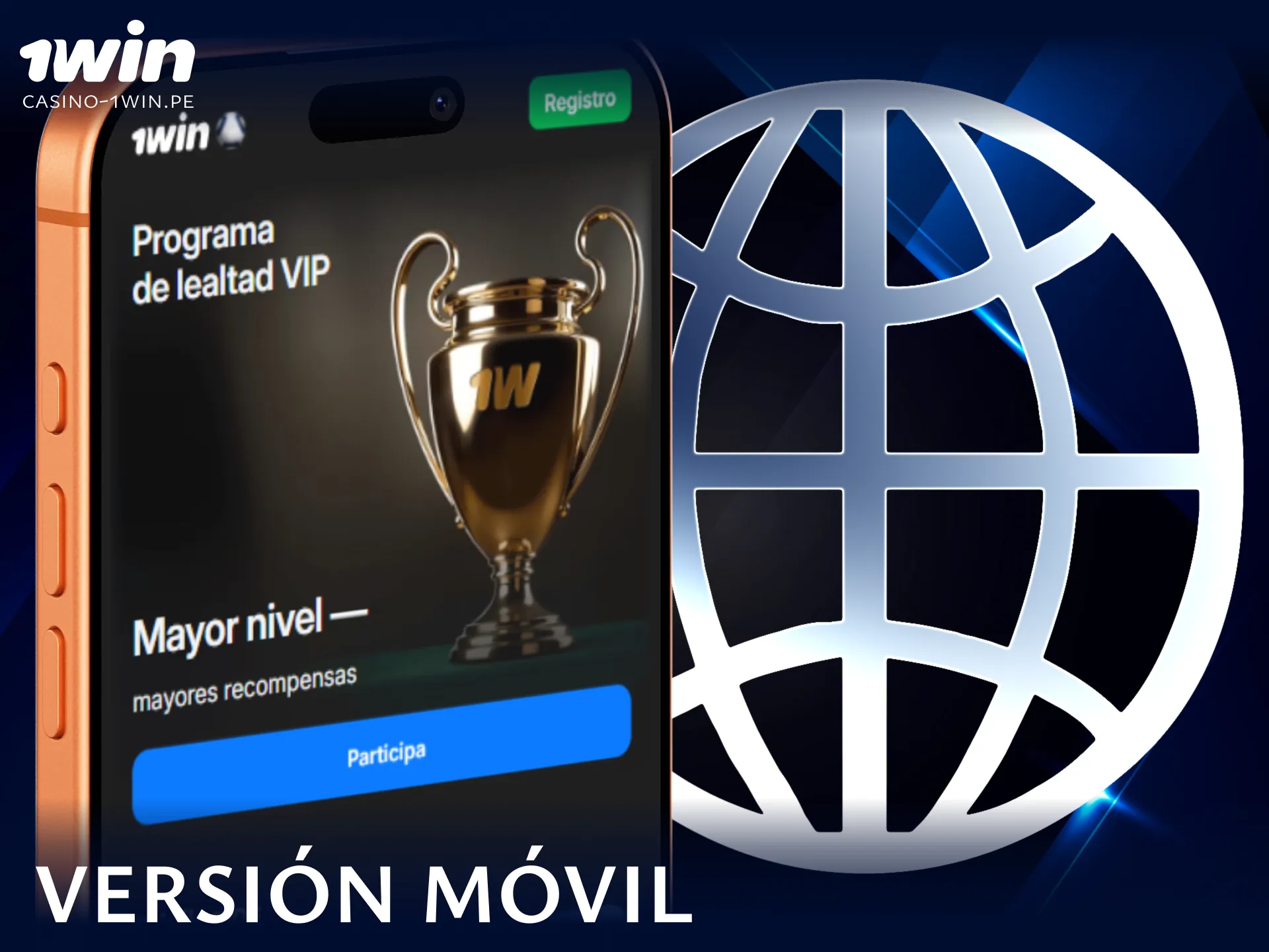 Accede a la versión web móvil optimizada de 1win directamente desde el navegador de tu celular.