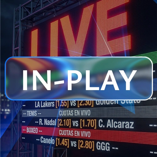 Realiza apuestas deportivas en vivo y en directo mientras se desarrollan los partidos en tiempo real con 1win.