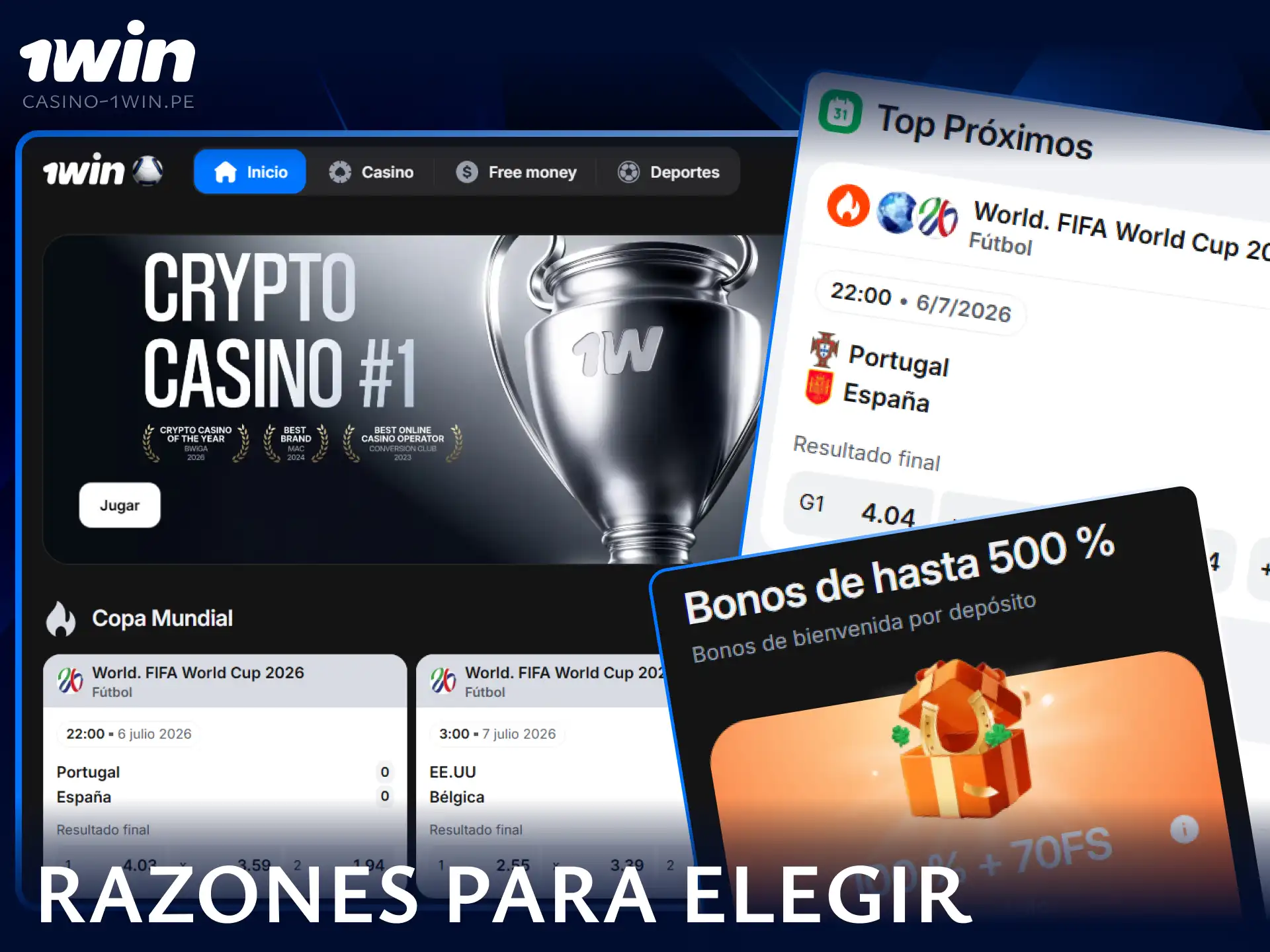 Descubre las principales ventajas y razones para elegir la plataforma 1win en Perú.