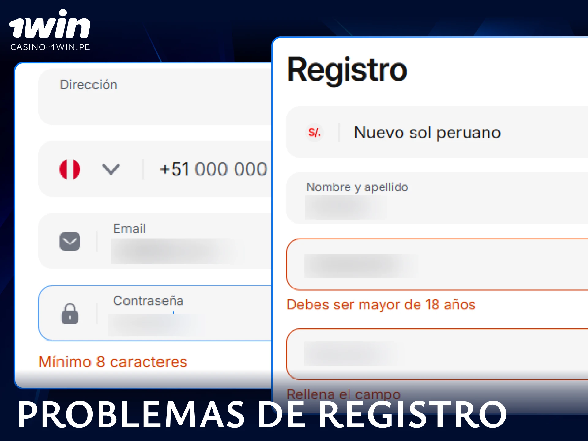Descubre cuáles son los errores más comunes durante el registro en 1win y aprende cómo solucionarlos de inmediato.