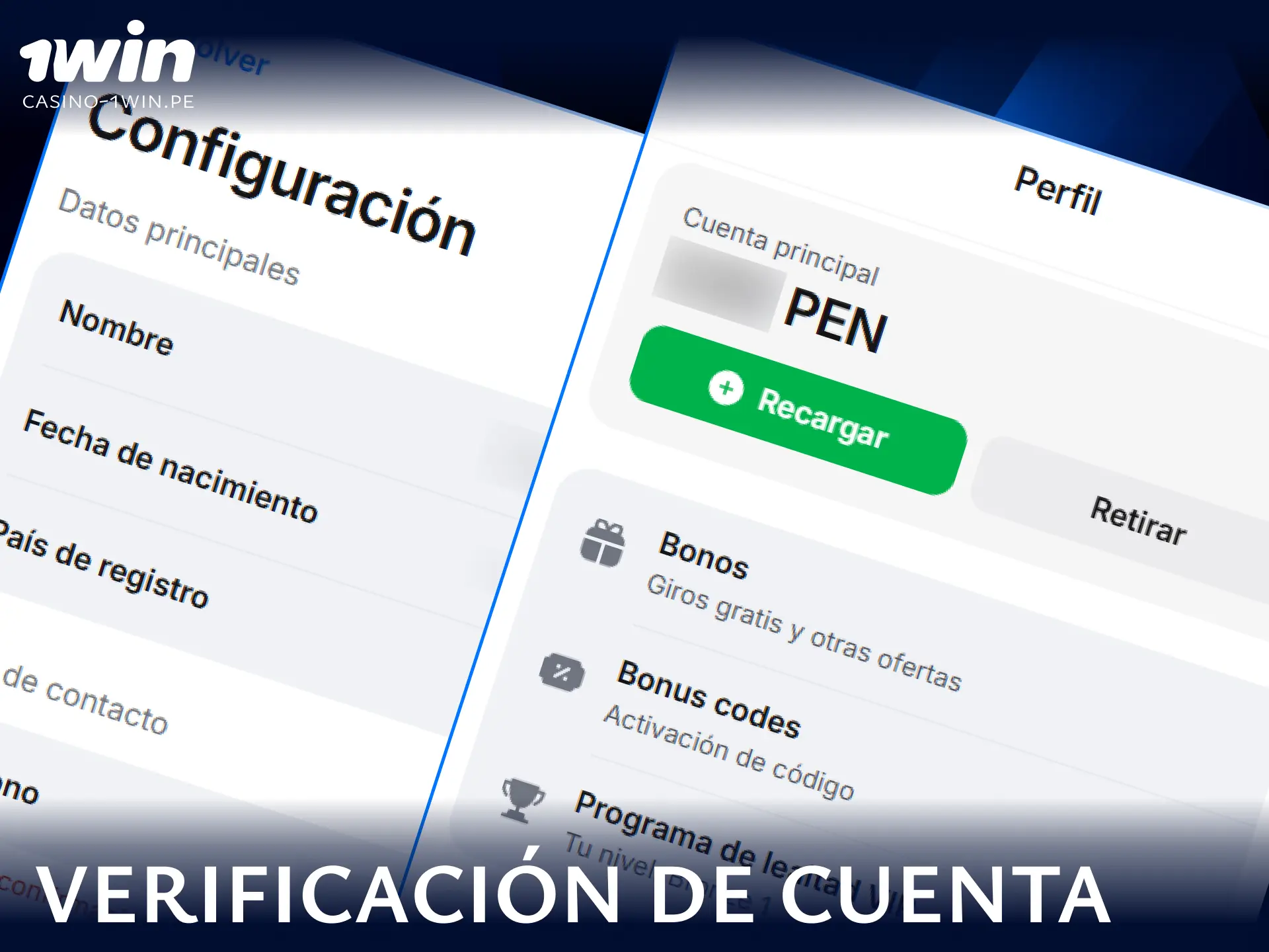 Aprende cómo verificar tu cuenta enviando tus documentos de identidad obligatorios a la plataforma 1win.