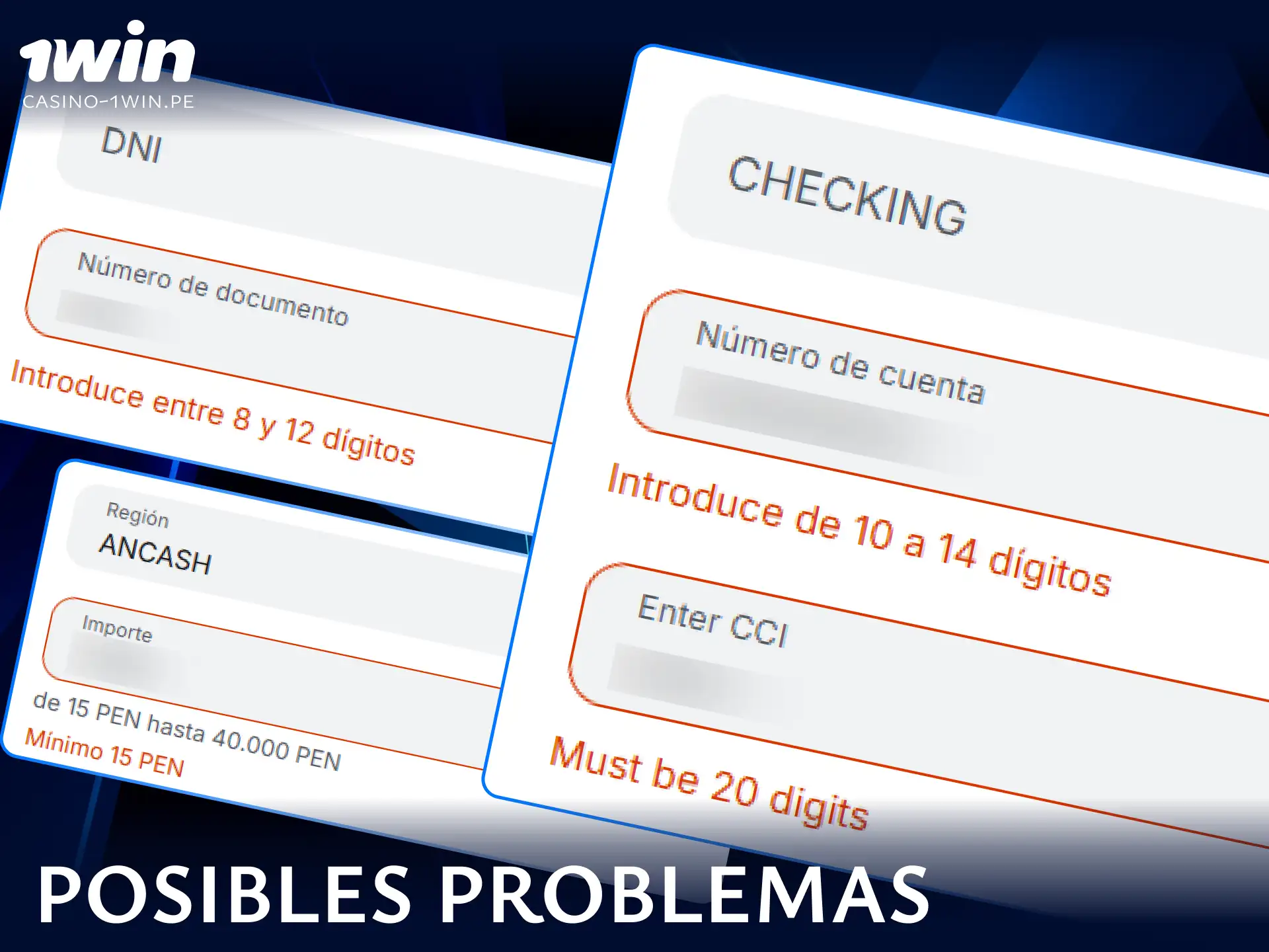 Aprende cómo solucionar los problemas más comunes que puedan surgir al intentar retirar tus ganancias en 1win Perú.